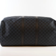Louis Vuitton Keepall 55 Bandoulière Damier Graphite canvas Black/Navy