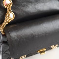 Chanel Mini Lucky Charm Reissue 2.55 Lambskin Black- 24 Series