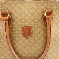Celine Vintage Macadam Dome Satchel Bag