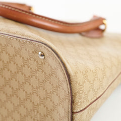 Celine Vintage Macadam Dome Satchel Bag