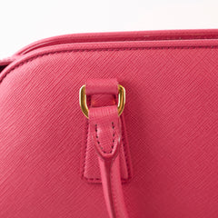 Prada Medium Saffiano Lux Promenade Pink