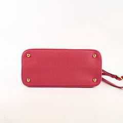 Prada Medium Saffiano Lux Promenade Pink