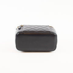 Chanel Vanity Case Lambskin Black