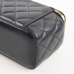 Chanel Vanity Case Lambskin Black