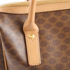 Celine Vintage Macadam Mini Boston bag Monogram Canvas Brown