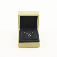Van Cleef & Arpels VCA Alhambra Carnelian Necklace
