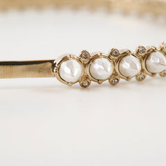 Chanel CC Pearl & Crystal Headband