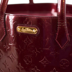 Louis Vuitton Wilshire GM Vernis Tote Amarante