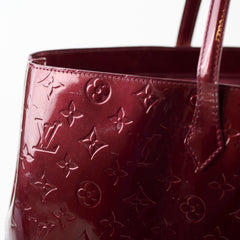 Louis Vuitton Wilshire GM Vernis Tote Amarante