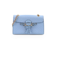 Gucci Emily Chain Shoulder Bag Light Blue