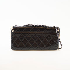 Chanel East West Flap Black