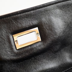 Chanel East West Flap Black