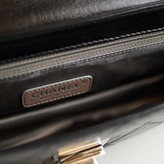 Chanel East West Flap Black