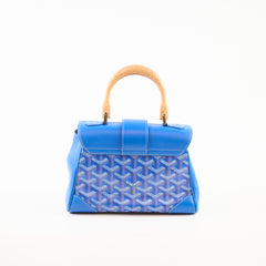 Goyard Saigon Mini Top Handle Bag Sky Blue