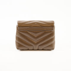 Saint Laurent Toy Loulou Soil Brown