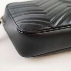 Gucci Marmont Small Camera Belt Bag Black