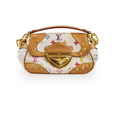 Louis Vuitton x Takashi Murakami Marilyn Shoulder Bag White Monogram Multicolor