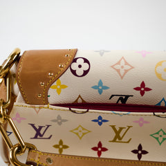 Louis Vuitton x Takashi Murakami Marilyn Shoulder Bag White Monogram Multicolor