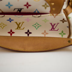 Louis Vuitton x Takashi Murakami Marilyn Shoulder Bag White Monogram Multicolor
