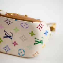 Louis Vuitton x Takashi Murakami Marilyn Shoulder Bag White Monogram Multicolor