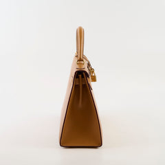 Hermes Kelly 28 Epsom Gold - Y Circle Stamp