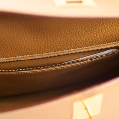 Hermes Kelly 28 Epsom Gold - Y Circle Stamp