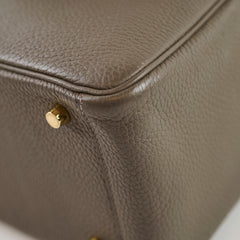 Hermes Lindy 26 Clemence Gris Etain - Y Stamp