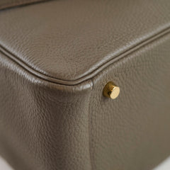 Hermes Lindy 26 Clemence Gris Etain - Y Stamp