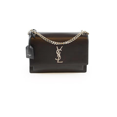 Saint Laurent Medium Sunset Leather Black