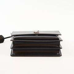 Saint Laurent Medium Sunset Leather Black
