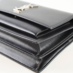 Saint Laurent Medium Sunset Leather Black