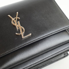 Saint Laurent Medium Sunset Leather Black