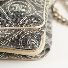 Chanel Camelia Quilted Double Sided Flap (25 Series)
