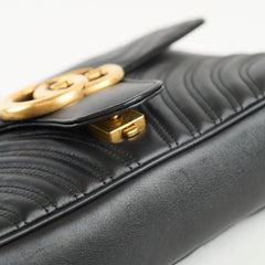 Gucci GG Marmont Large Shoulder Bag Black
