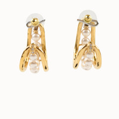 Chanel Pearl Stud Earrings 23P