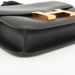 ITEM 30 - Hermes Constance 23 Box Calf Black- G Circle Stamp