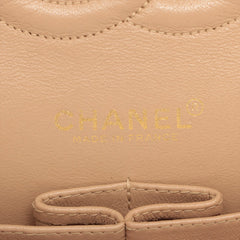 Chanel Classic Flap Dark Beige Medium/Large Shoulder Bag HOLD AL