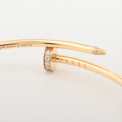 Cartier Juste un Clou Small Model diamond Bracelet Size 17
