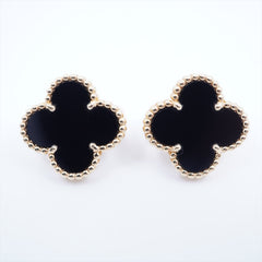 ITEM 26 - Van Cleef & Arpels Vintage Size Alhambra Onyx Piercing jewelry 2013