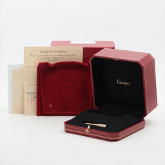 Cartier Love 4 Diamond Pink Gold Size 18 Bracelet 2021