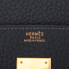Hermes Birkin 30 Fjord Blue Indigo- H Square