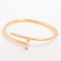 Cartier Juste Un Clou JUC Diamond Yellow Gold Size 17 Bracelet