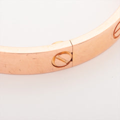 Cartier pink gold Love 17 half diamond Bracelet