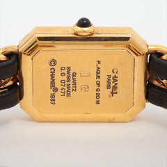 Chanel Premier L Black Gold Watch