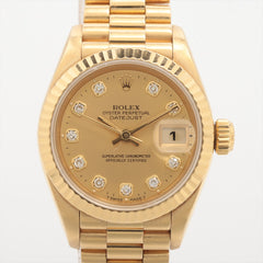 Rolex Datejust 26mm 18k Yellow Gold with Diamonds Watch
