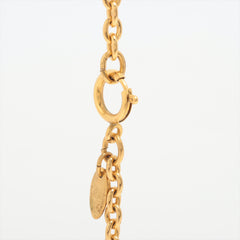 Chanel Circle Coco Logo Gold Necklace Costume Jewellery