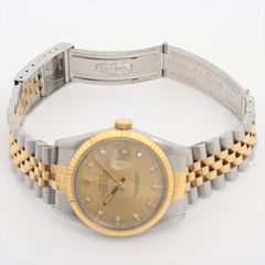 Rolex Datejust 36mm Two Toned with Diamonds Watch