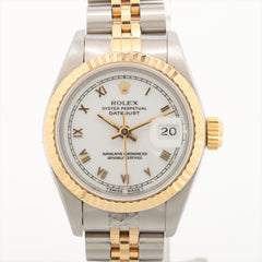 Rolex Datejust 26mm Two Toned White Face Watch