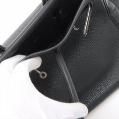 Hermes Birkin 35 Fjord Noir - G Square Stamp 2003