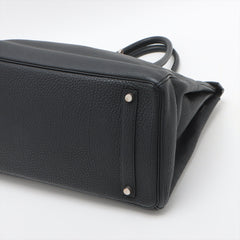 Hermes Birkin 35 Fjord Noir - G Square Stamp 2003